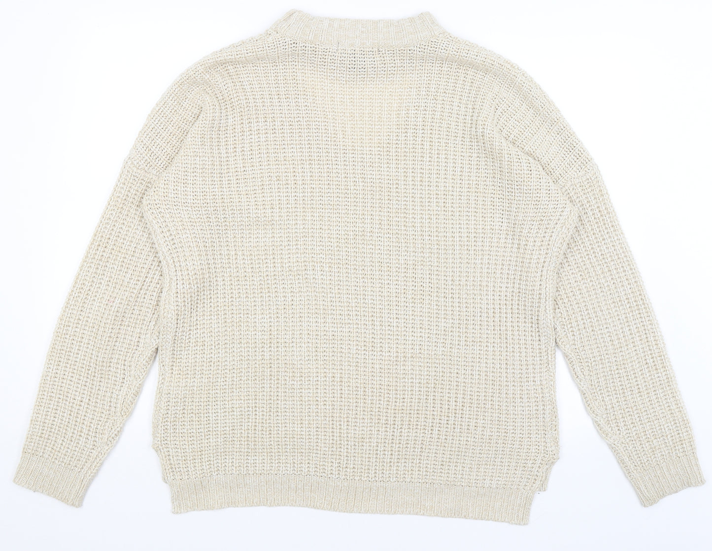 Atmosphere Womens Beige   Pullover Jumper Size L