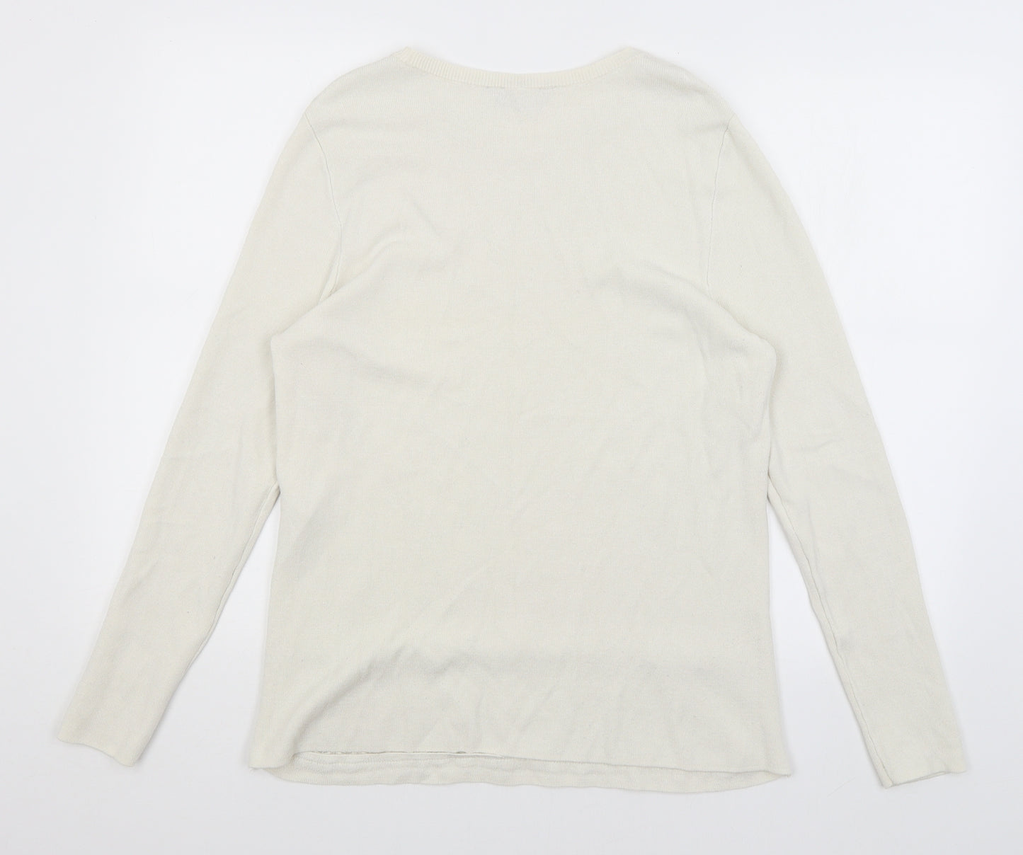 Dorothy Perkins Womens Ivory   Pullover Jumper Size 14