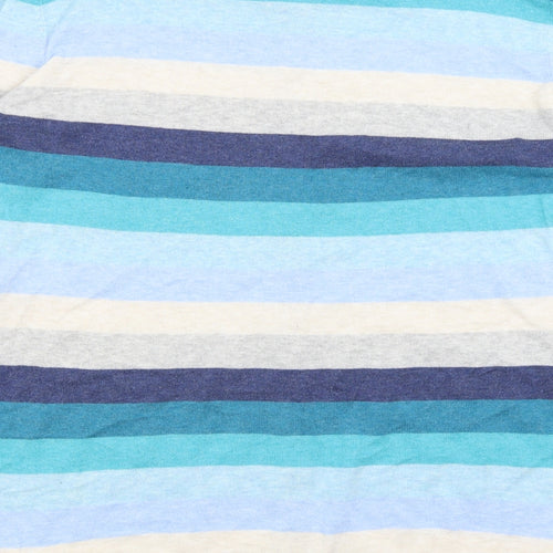 Heyton Womens Blue Striped  Cardigan Jumper Size 16