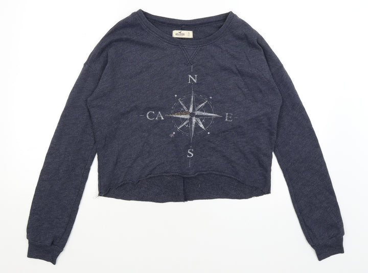 Hollister Womens Blue Pullover Jumper Size S - Compass