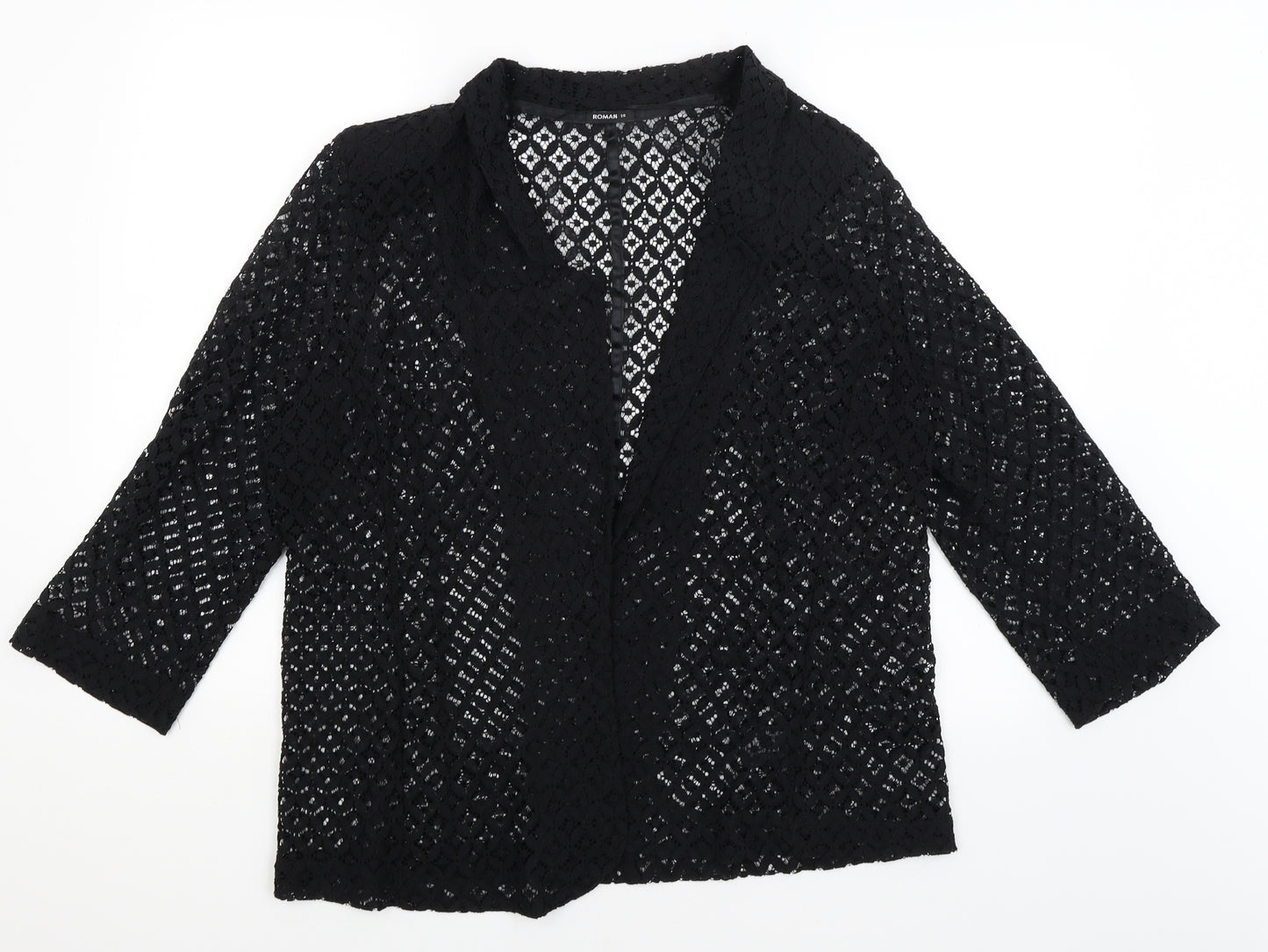 Roman Womens Black   Jacket Blazer Size 20