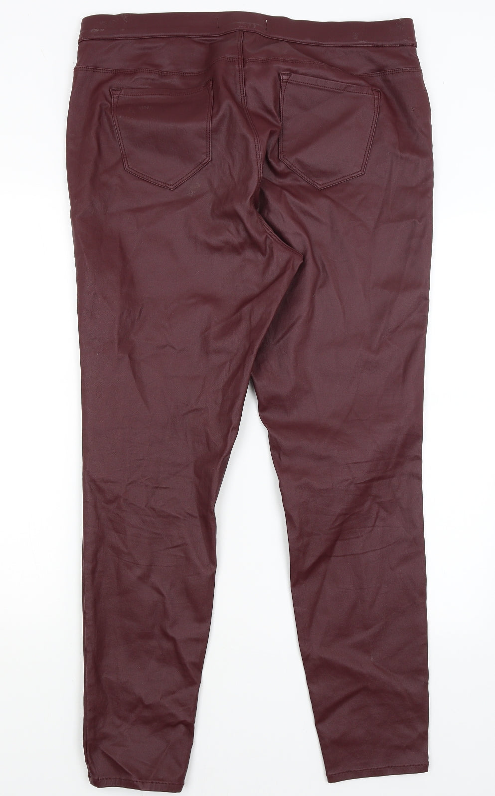 George Womens Red   Jegging Trousers Size 18 L29 in