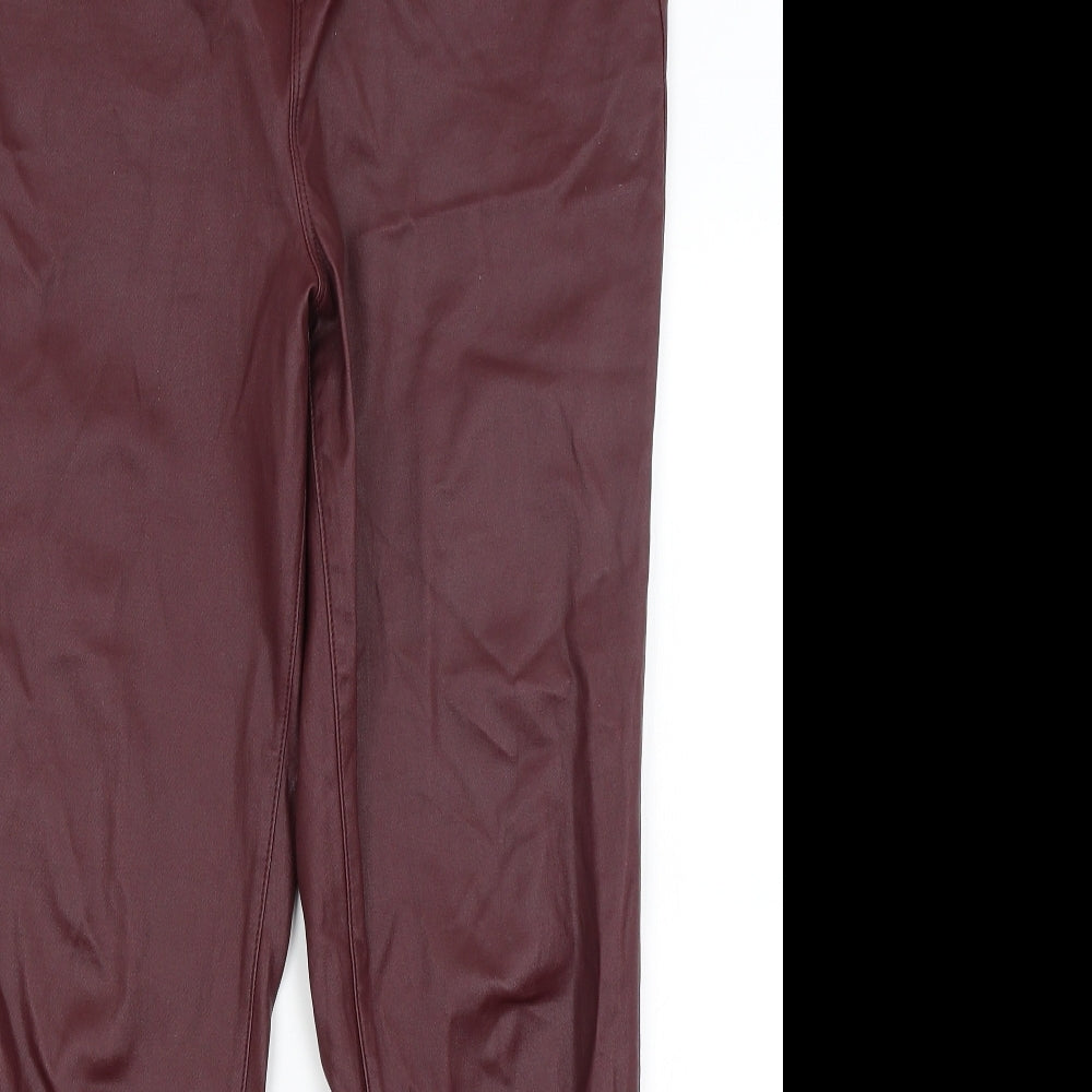 George Womens Red   Jegging Trousers Size 18 L29 in