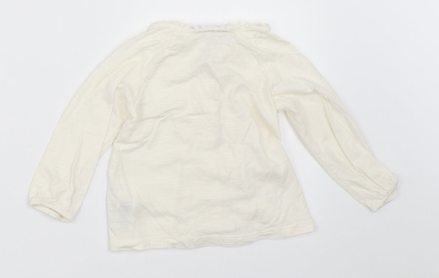 NEXT Girls Ivory   Basic Button-Up Size 9-12 Months