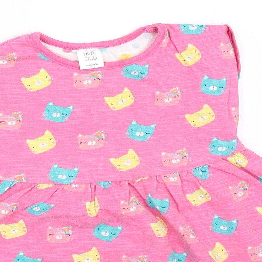 Mini Club Girls Pink   Fit & Flare  Size 9-12 Months