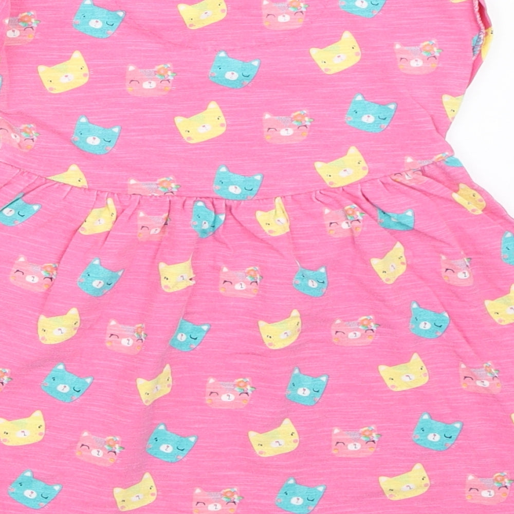 Mini Club Girls Pink   Fit & Flare  Size 9-12 Months