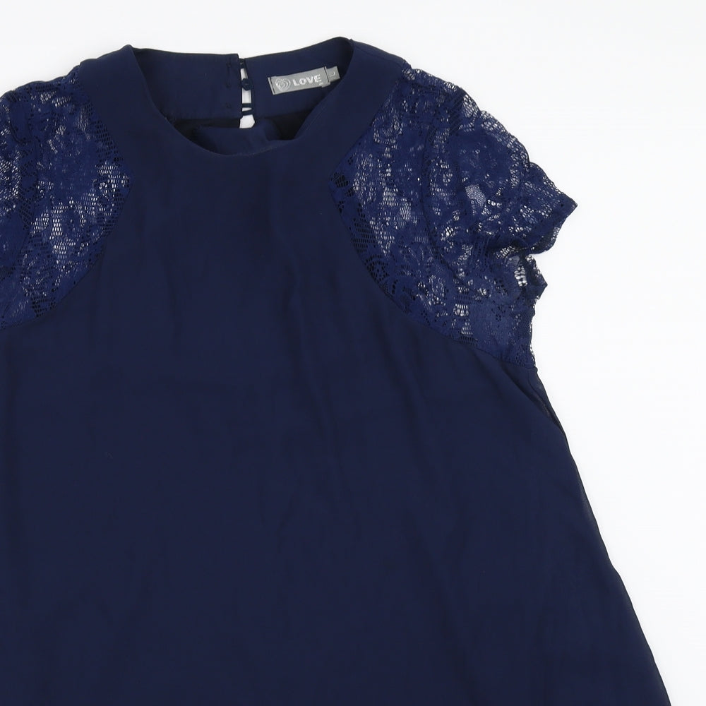 Love Womens Blue   Trapeze & Swing  Size L