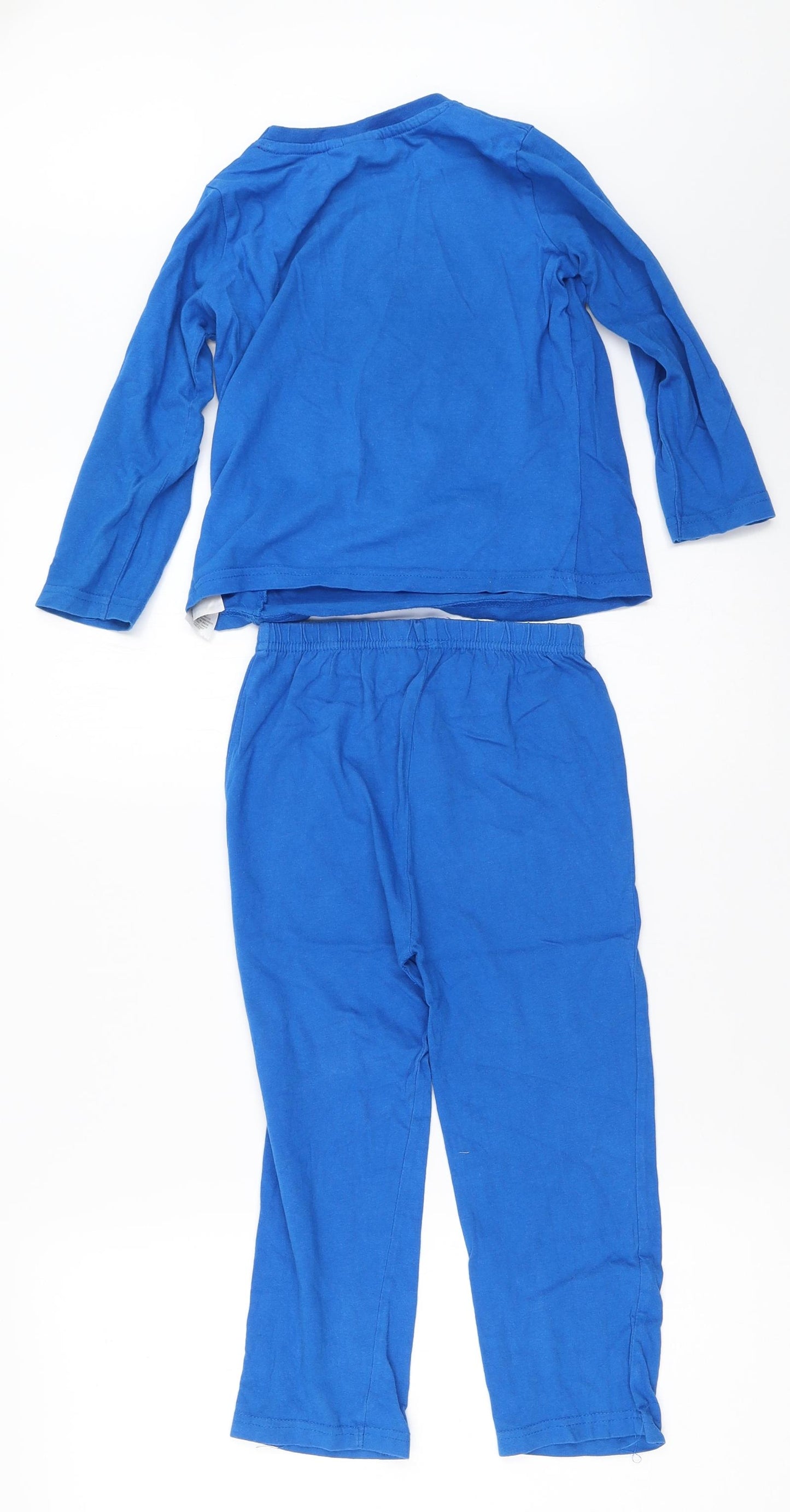 Primark Boys Blue Solid   Pyjama Set Size 3-4 Years  - spider man