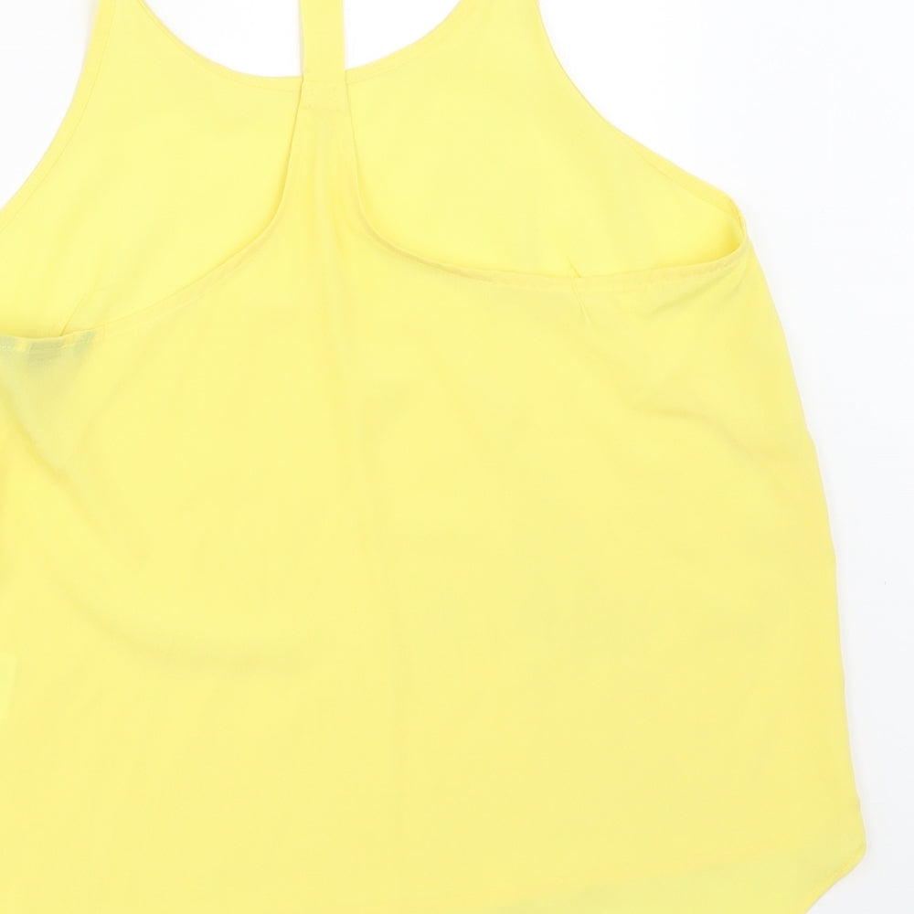 H&M Womens Yellow   Camisole Blouse Size 38