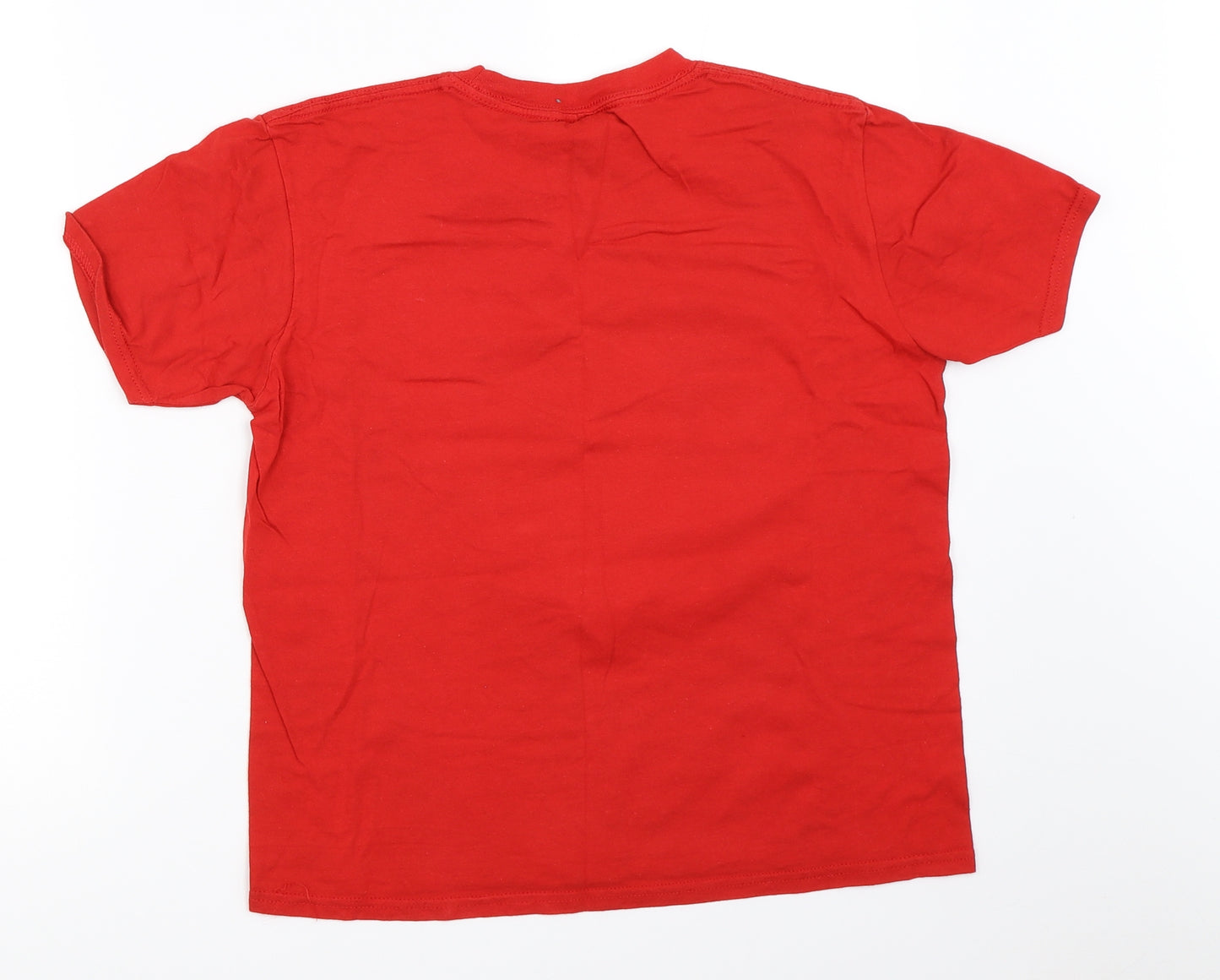 Gildan Girls Red   Basic T-Shirt Size XL