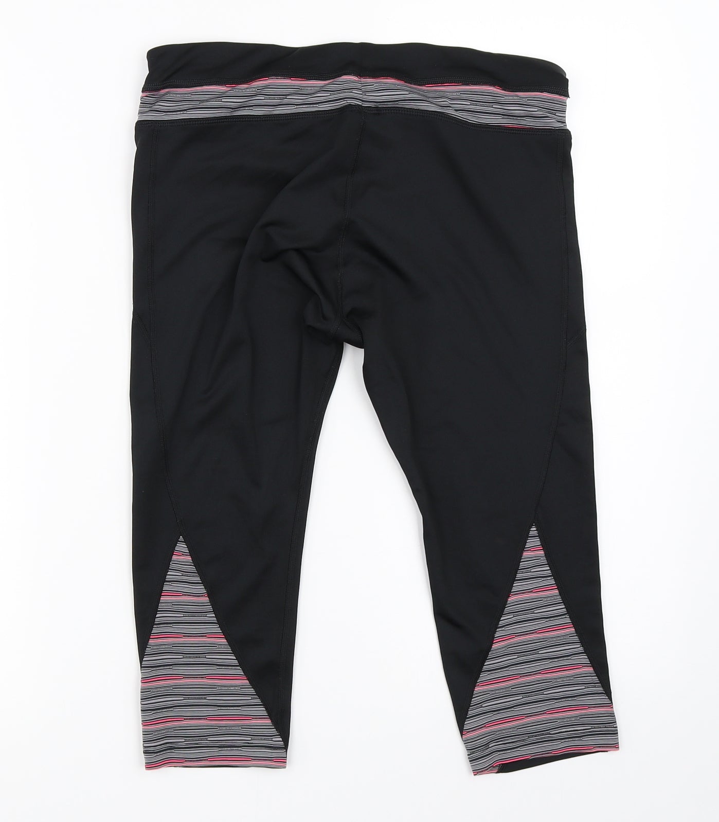 Higher State Womens Black   Cropped Leggings Size M L16 in