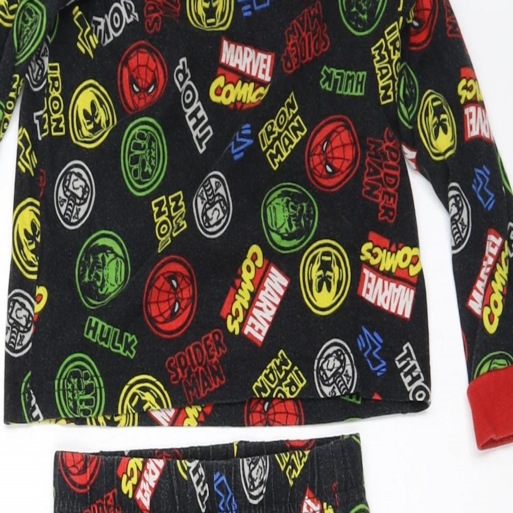 Nutmeg Boys Black Solid   Pyjama Set Size 2-3 Years  - spiderman