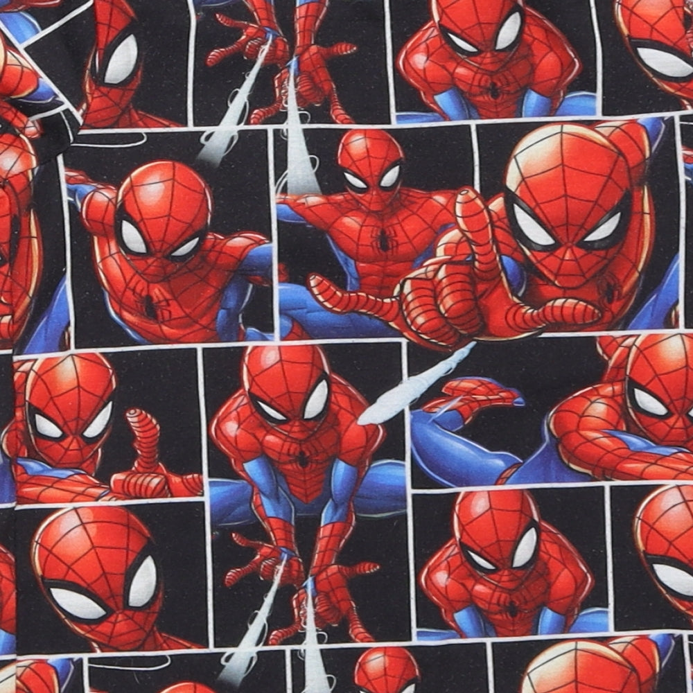 Matalan Boys Black   Basic T-Shirt Size 2-3 Years  - spiderman