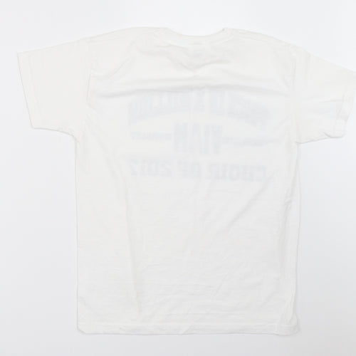 Fruit of the Loom Boys White   Basic T-Shirt Size 10-11 Years