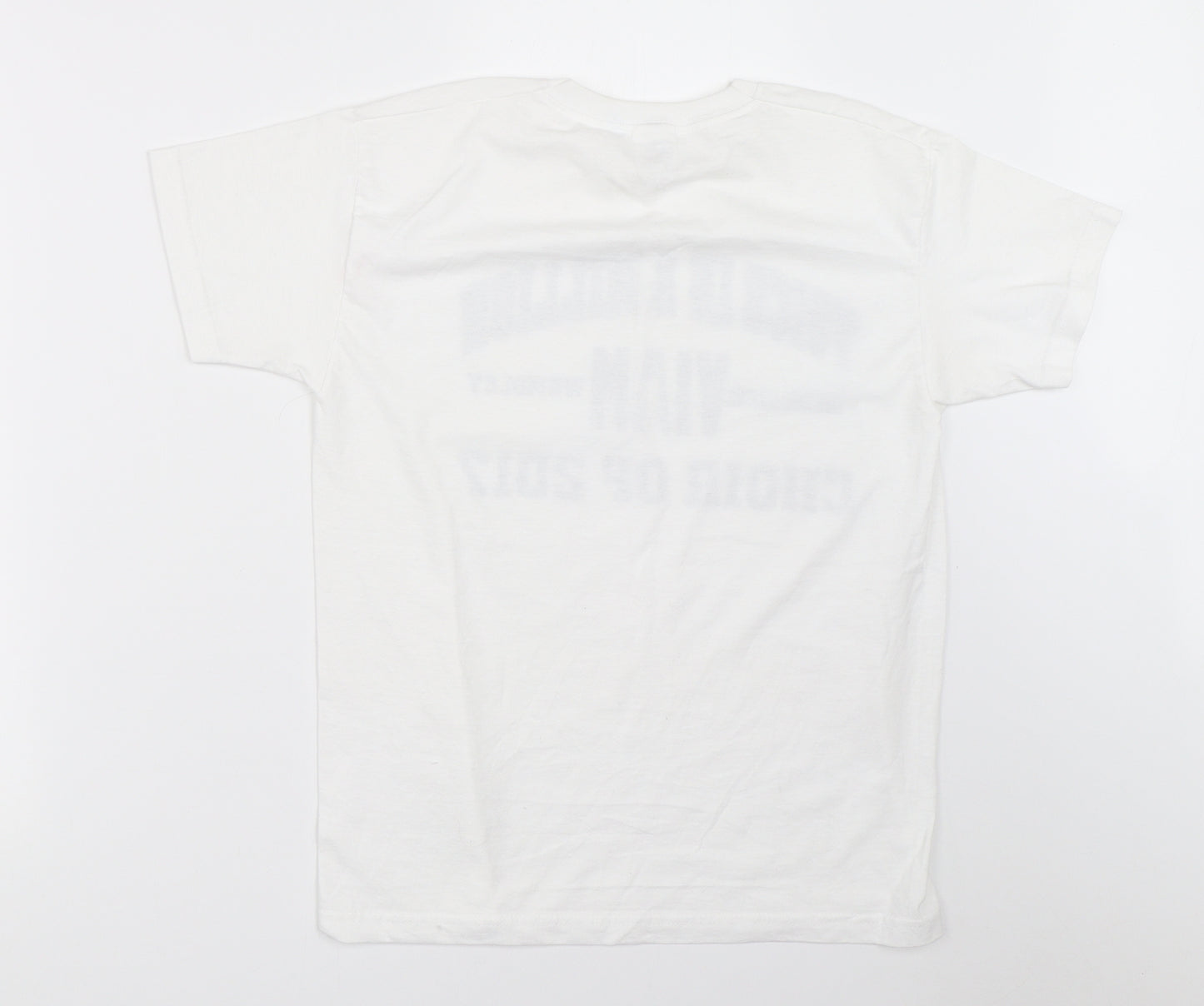 Fruit of the Loom Boys White   Basic T-Shirt Size 10-11 Years