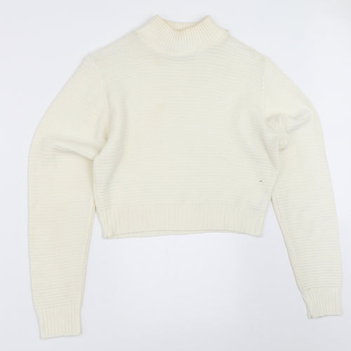 PRETTYLITTLETHING Womens Ivory   Pullover Jumper Size 12