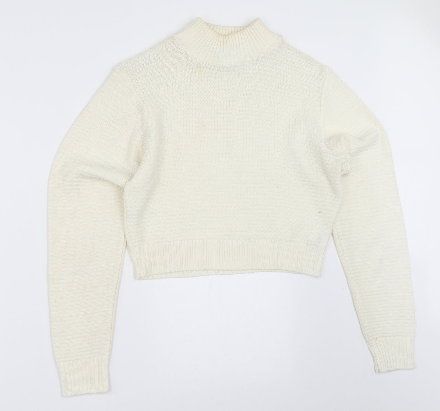 PRETTYLITTLETHING Womens Ivory   Pullover Jumper Size 12