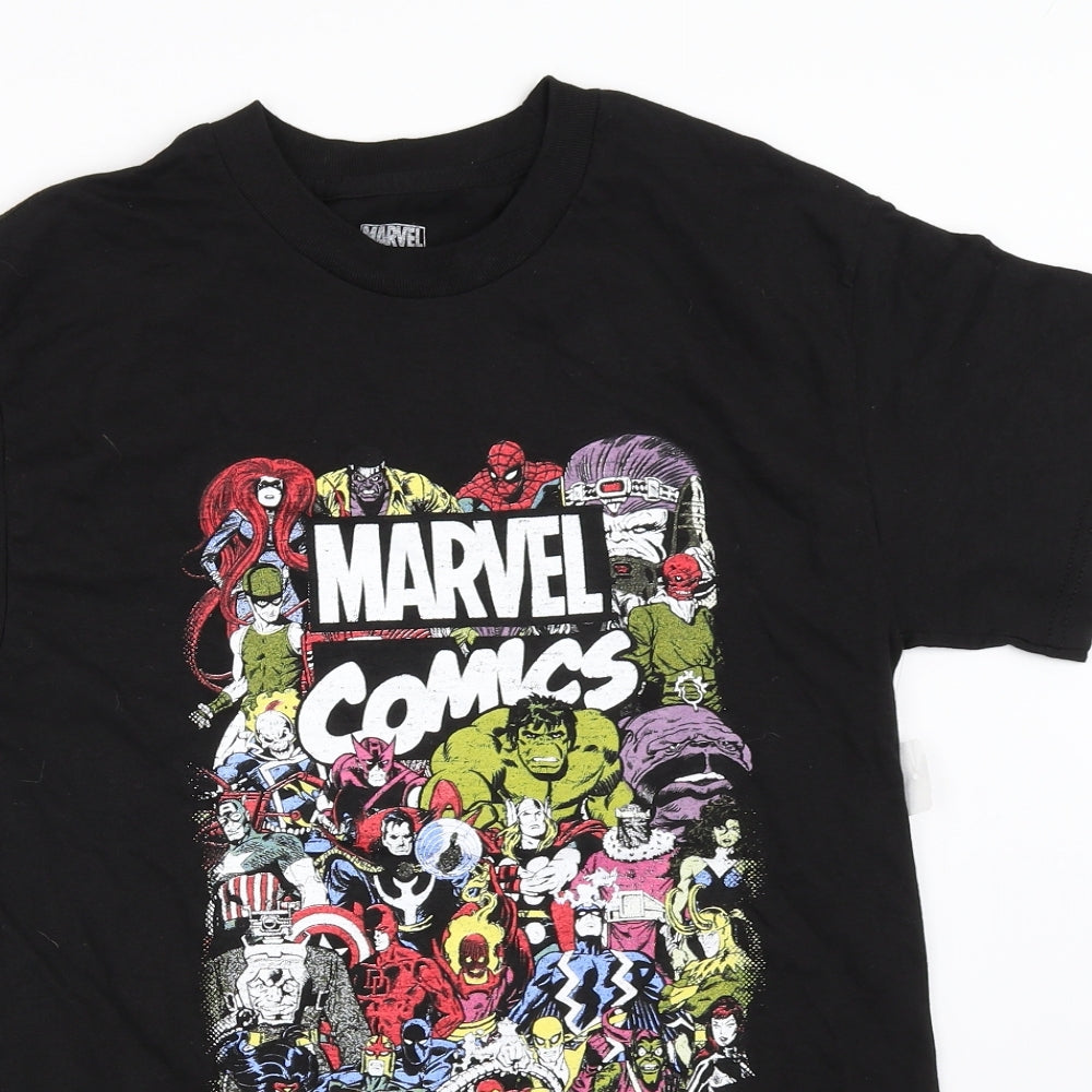 Walmart Mens Black    T-Shirt Size S  - Marvel Comics