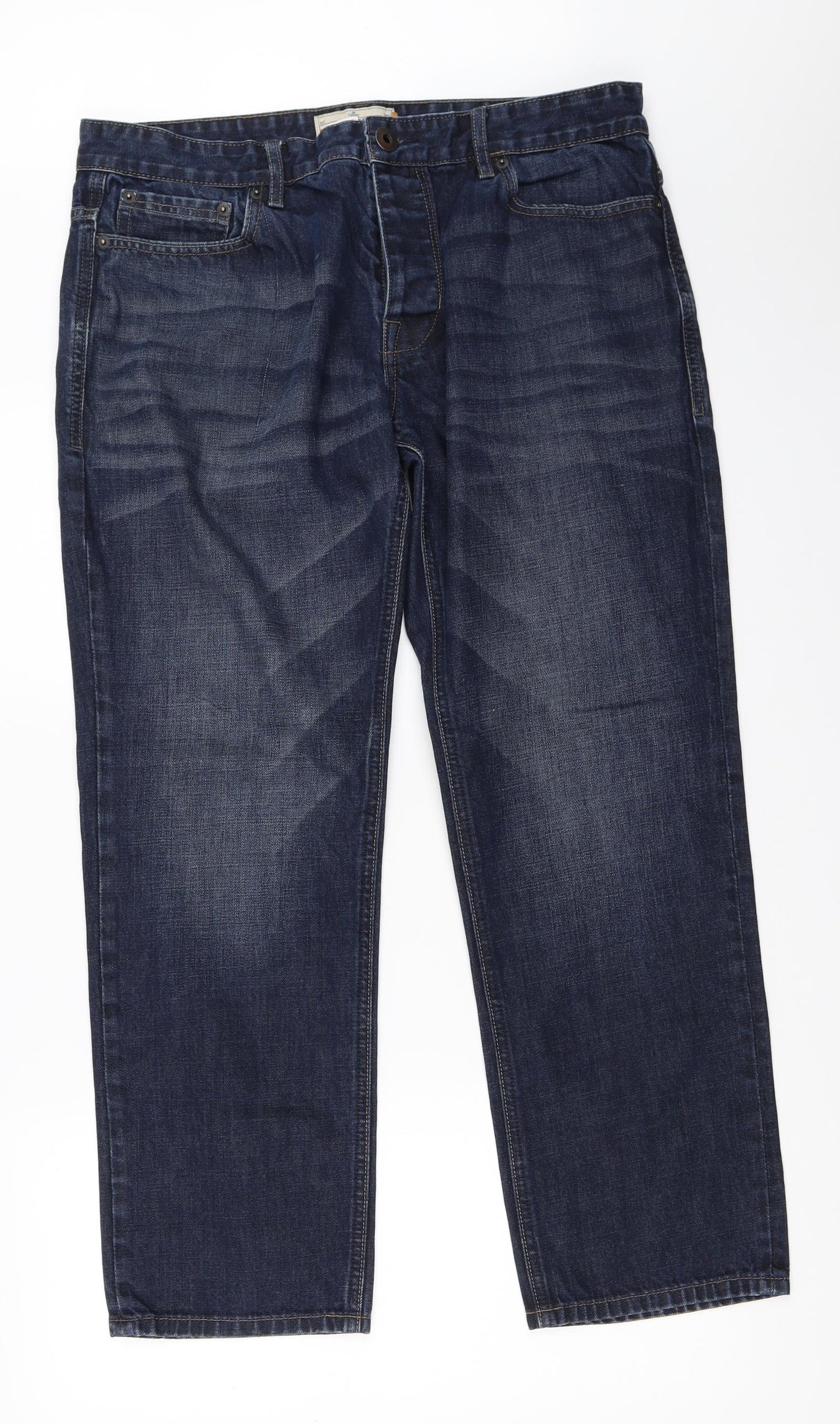 NEXT Mens Blue  Denim Straight Jeans Size 36 in L28 in