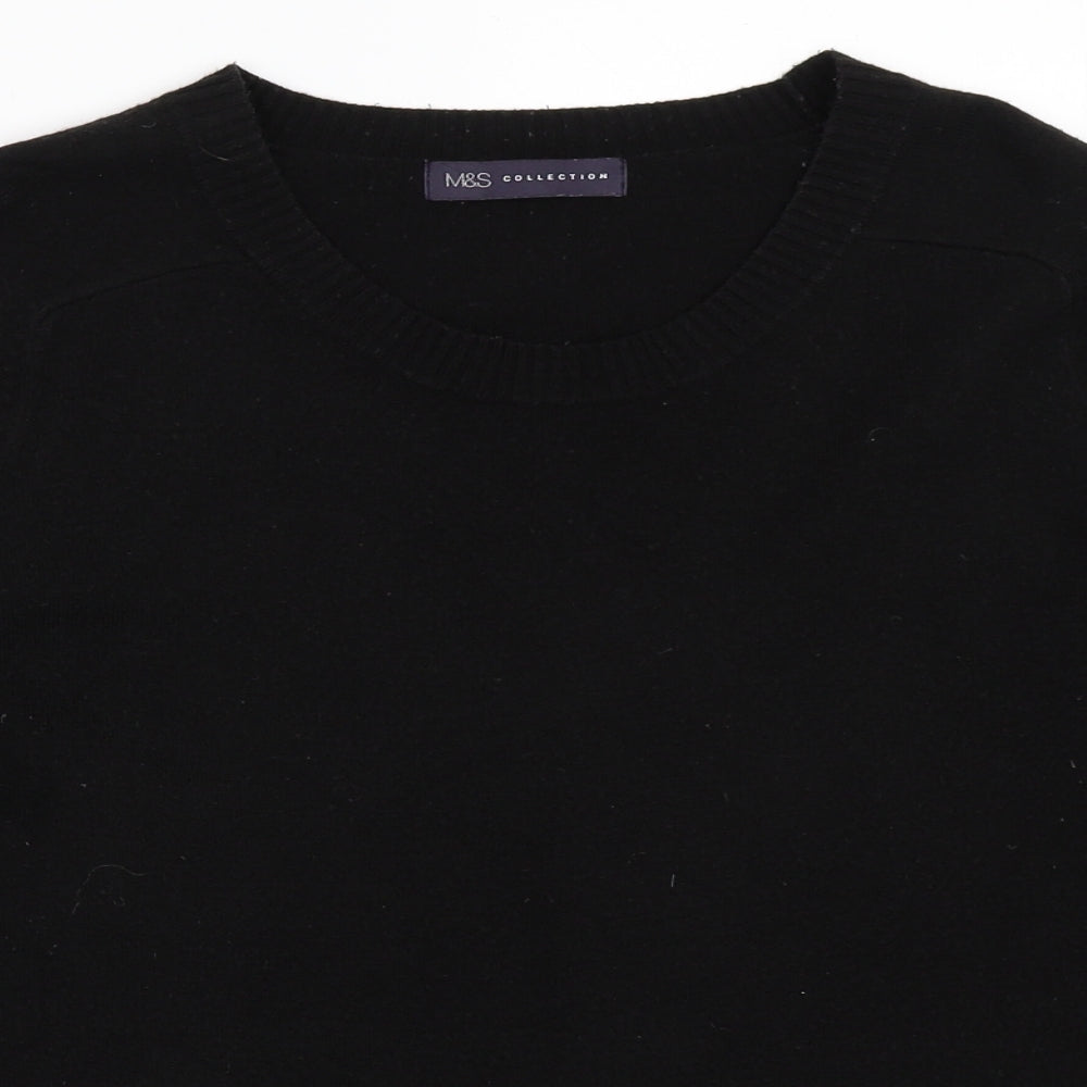 Marks and Spencer Womens Black   Pullover Jumper Size 14