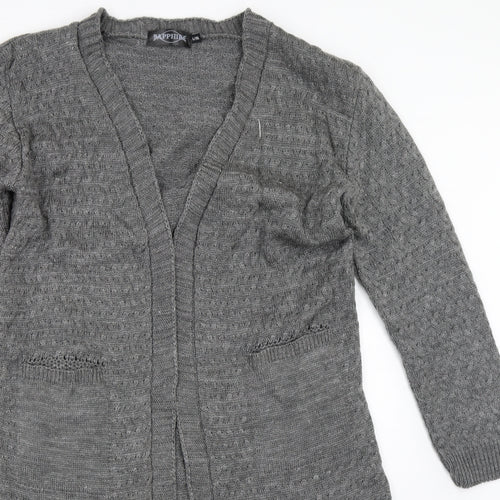 Sapphire Womens Grey   Cardigan Jumper Size L