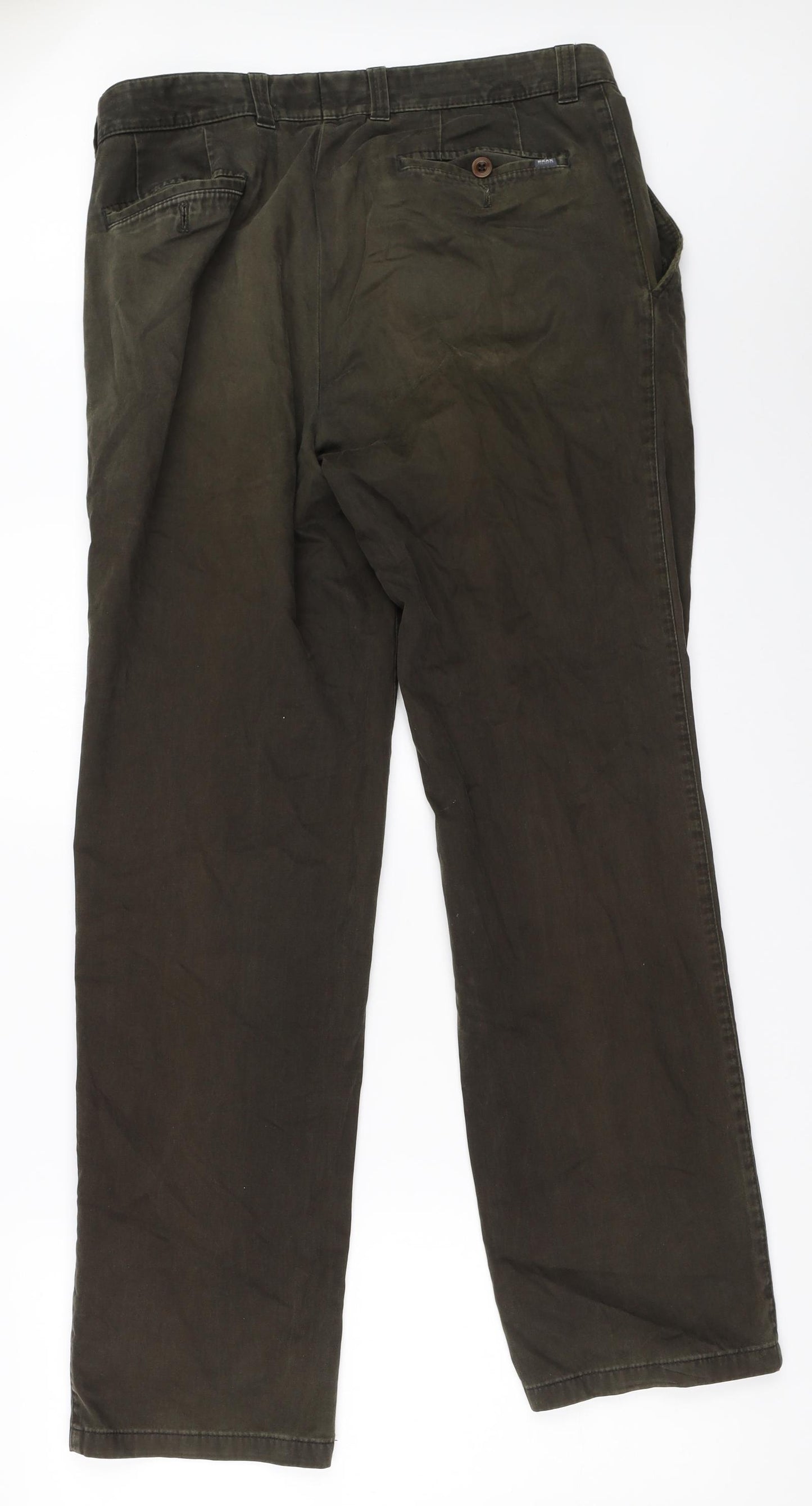 BRAX Mens Green   Chino Trousers Size 34 in L32 in