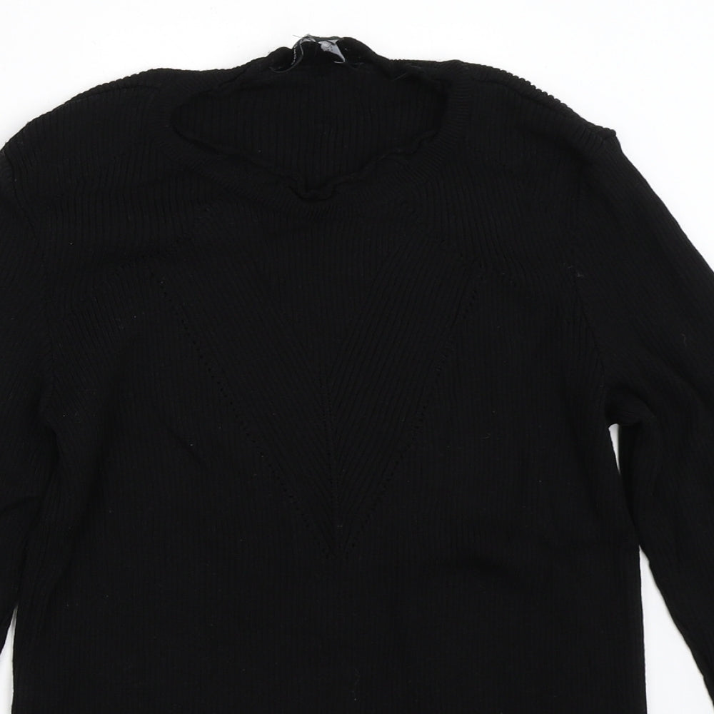 Dorothy Perkins Womens Black   Pullover Jumper Size 12