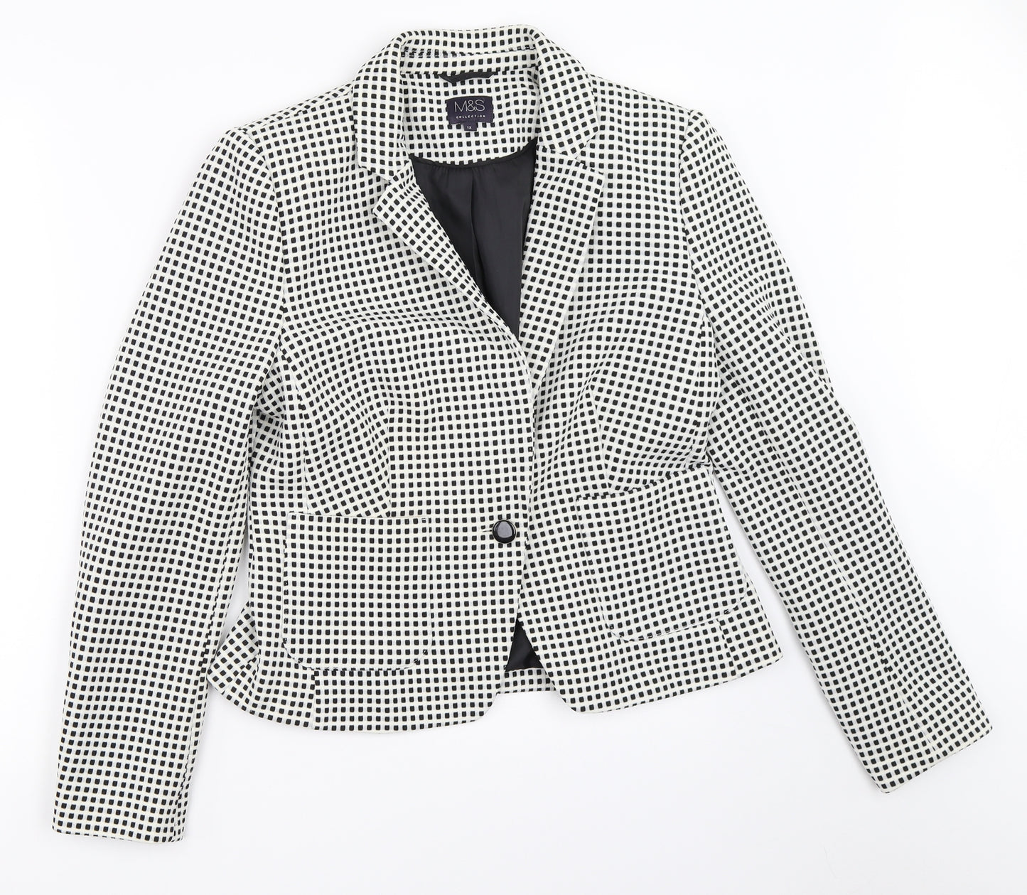 Marks and Spencer Womens White   Jacket Blazer Size 12