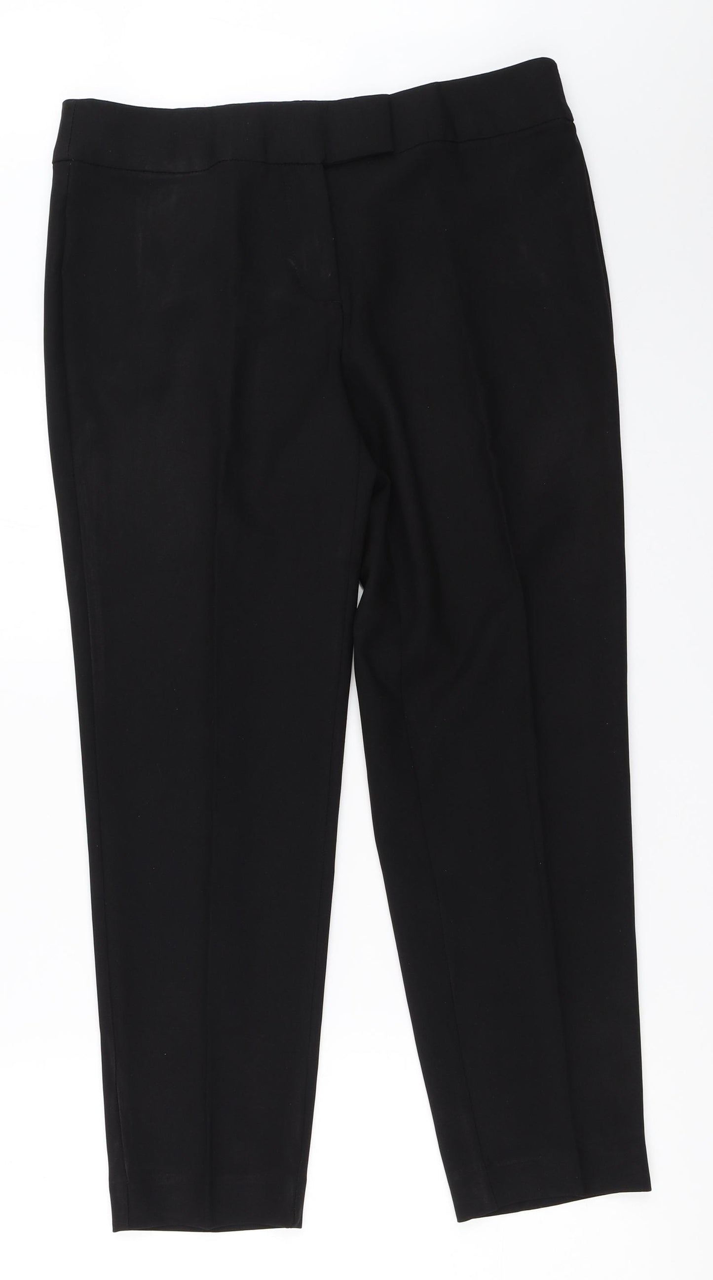 George Womens Black   Trousers  Size 12 L27 in