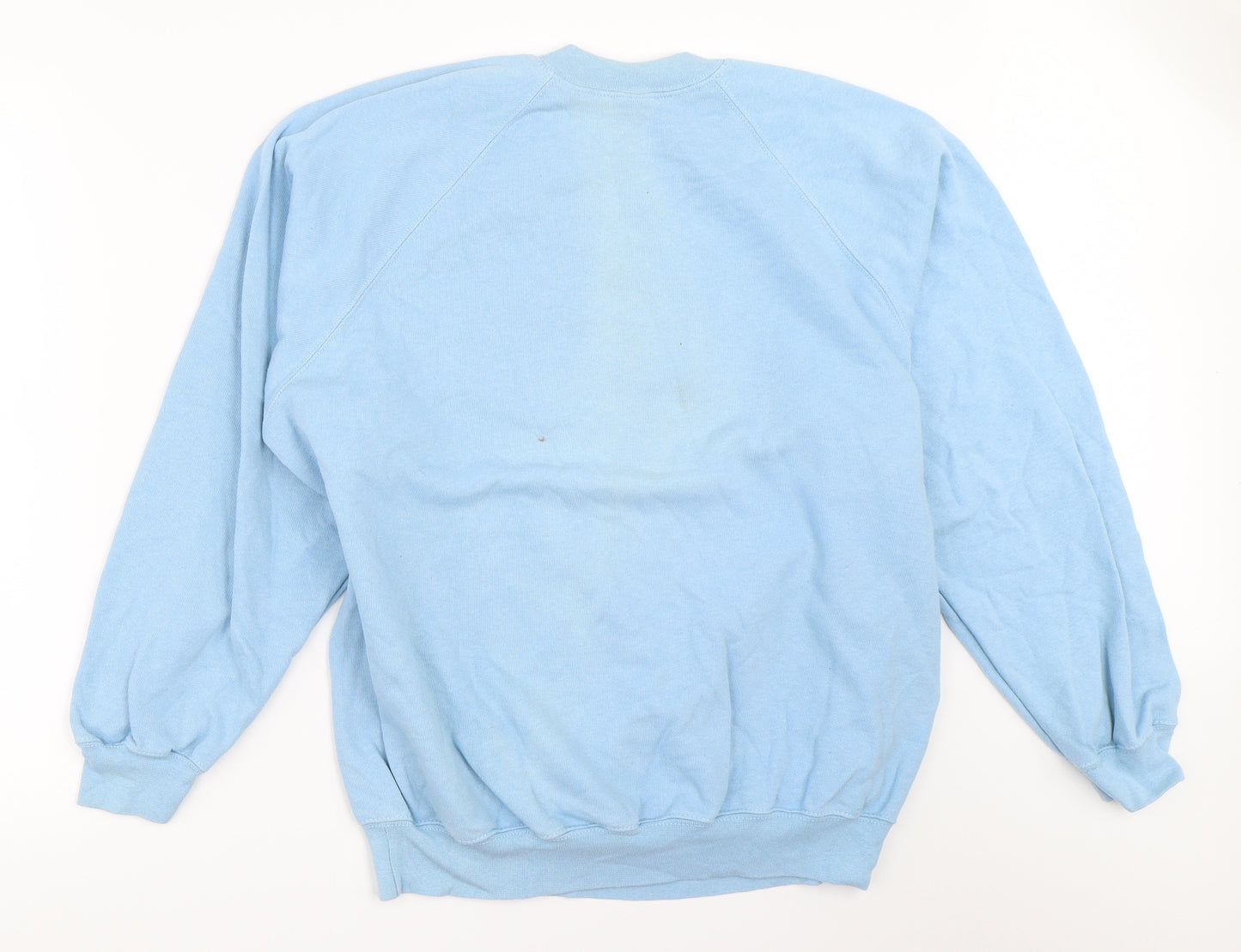 Preworn Womens Blue   Pullover Sweatshirt Size L