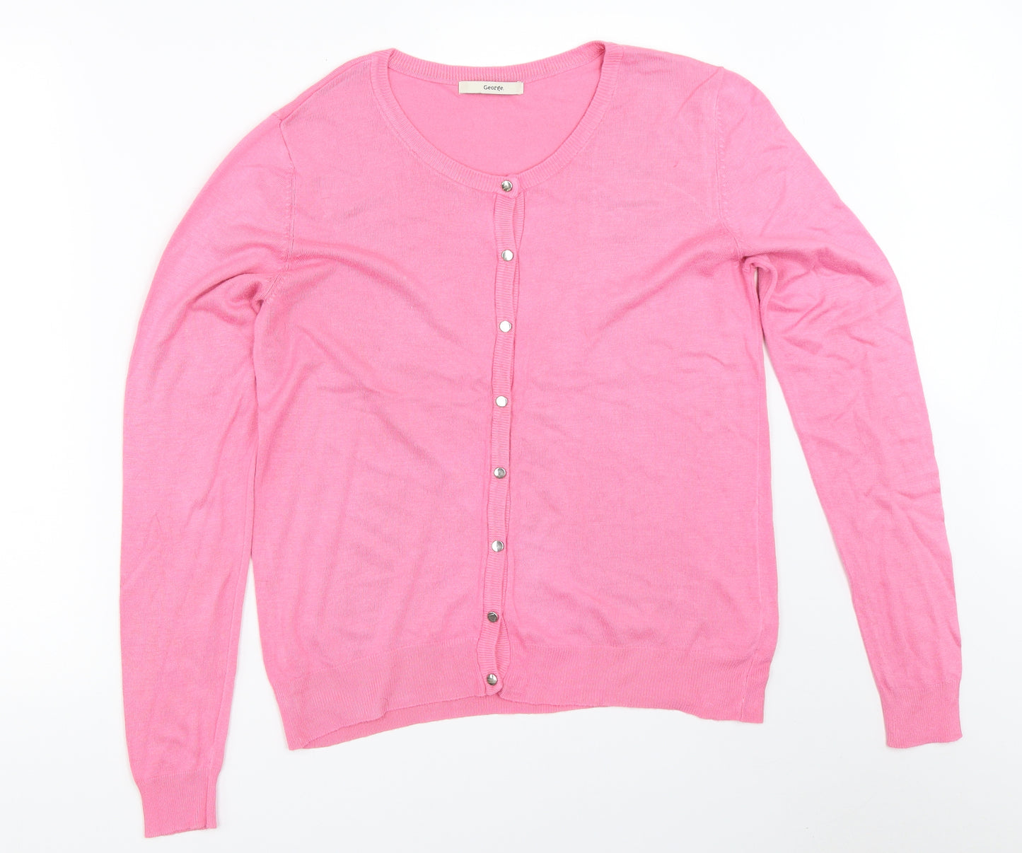 George Womens Pink   Cardigan Jumper Size 10