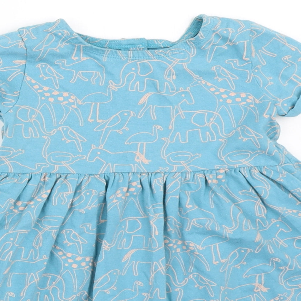 John Lewis Girls Blue   Fit & Flare  Size 2-3 Years