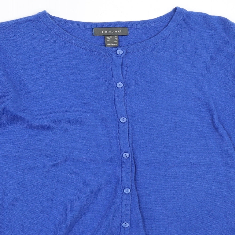 Primark Womens Blue   Cardigan Jumper Size 10