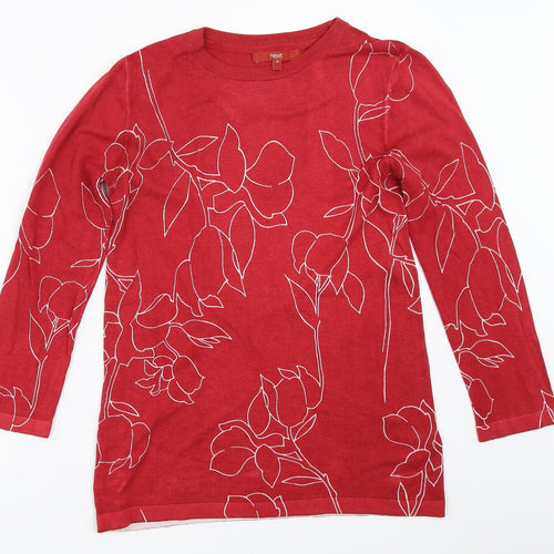 NEXT Womens Red   Pullover Jumper Size 10