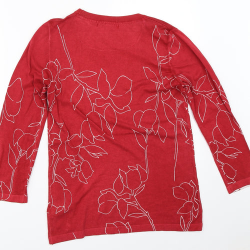 NEXT Womens Red   Pullover Jumper Size 10
