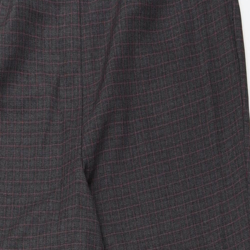 BM Womens Grey   Cropped Trousers Size 18 L24.5 in