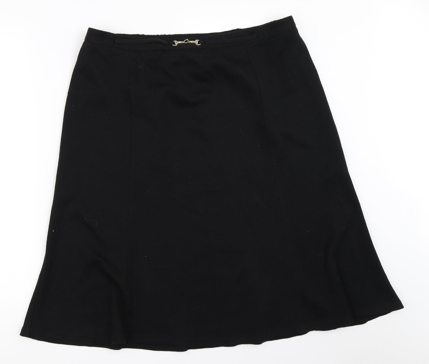 Daxon Womens Black   Flare Skirt Size 20