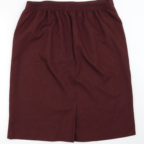 Berkertex Womens Red   Straight & Pencil Skirt Size 36 in