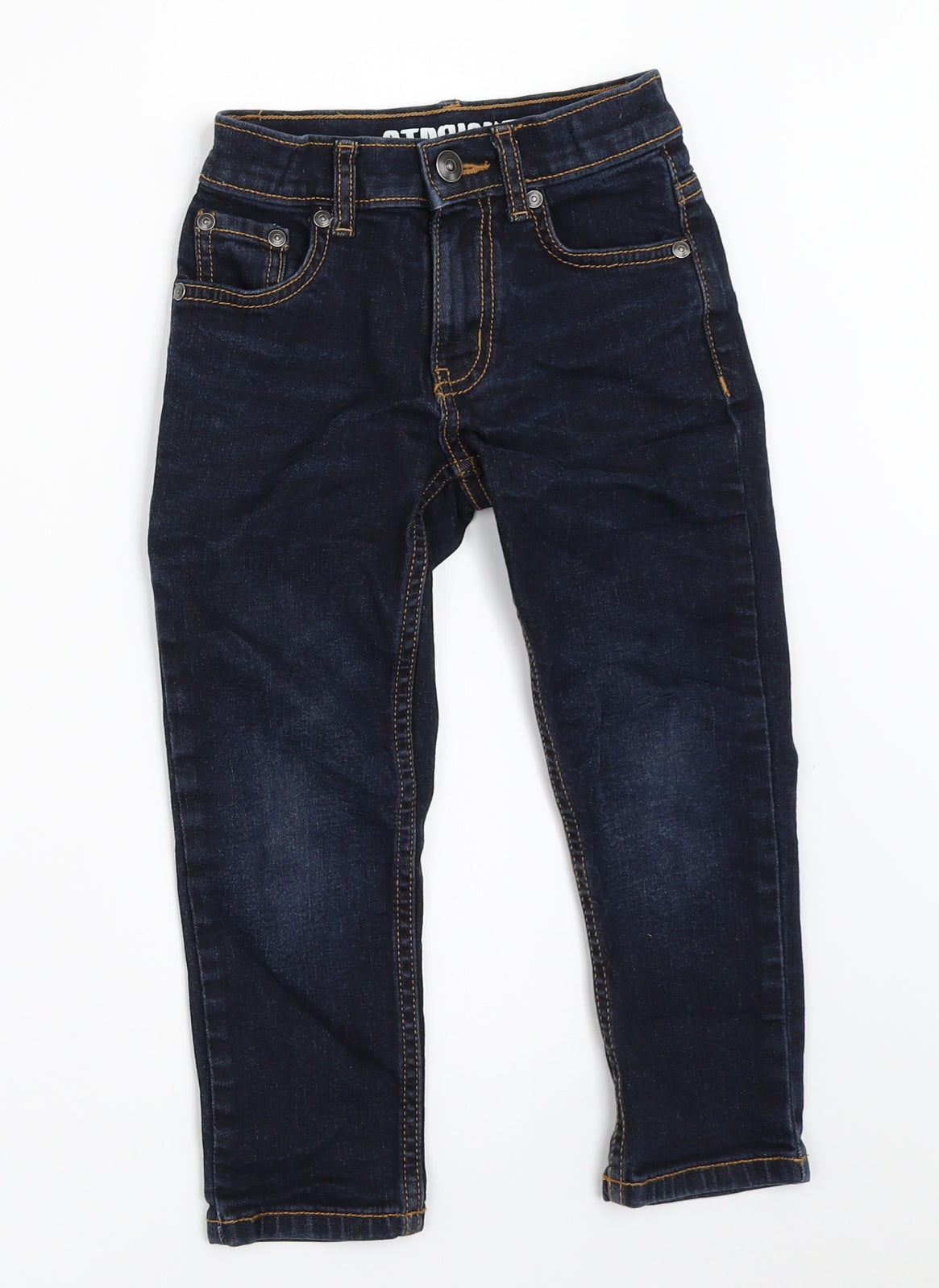 TU Boys Blue  Denim Straight Jeans Size 4 Years
