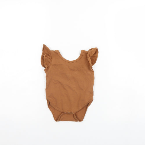 Shein  Baby Brown   Babygrow One-Piece Size 6-9 Months