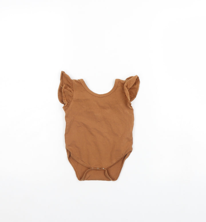 Shein Baby Brown Babygrow One-Piece Size 6-9 Months