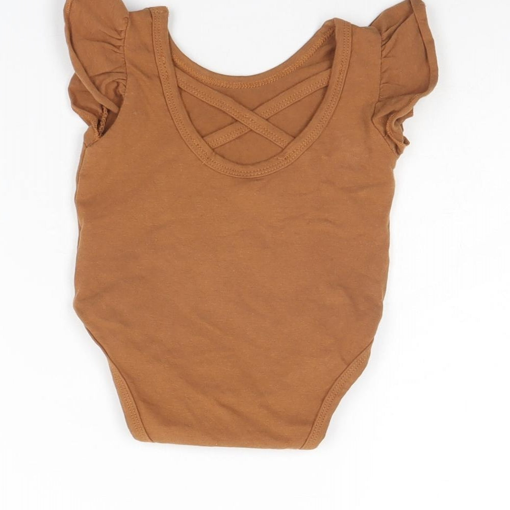 Shein  Baby Brown   Babygrow One-Piece Size 6-9 Months