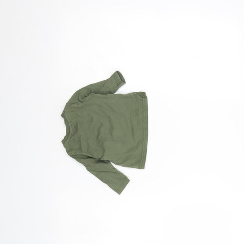 fred & flo Baby Green   Basic T-Shirt Size 0-3 Months  - new to the crew