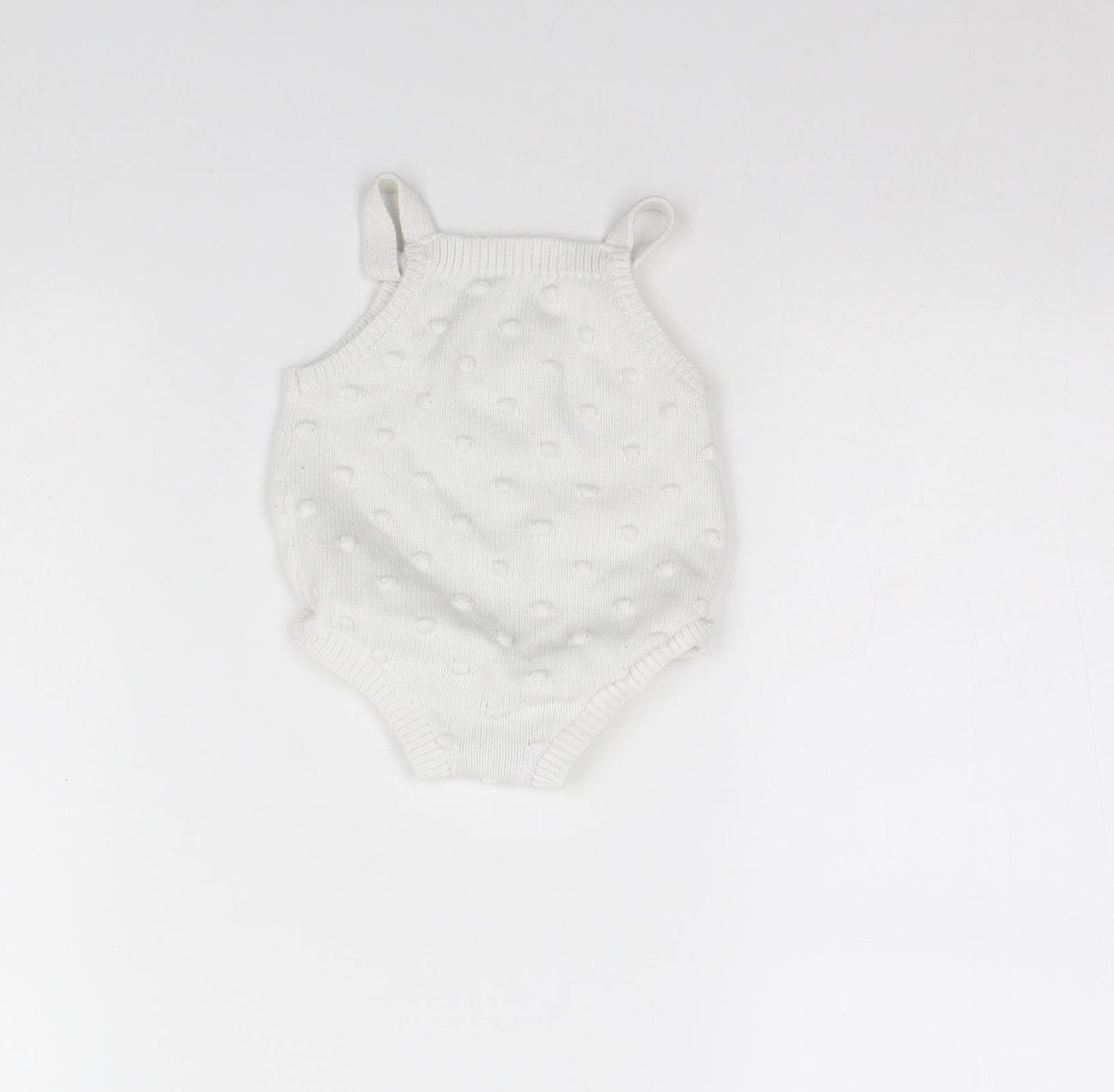 George Baby White   Babygrow One-Piece Size 0-3 Months