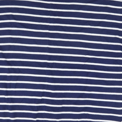 George Womens Blue Striped  Pullover Jumper Size S