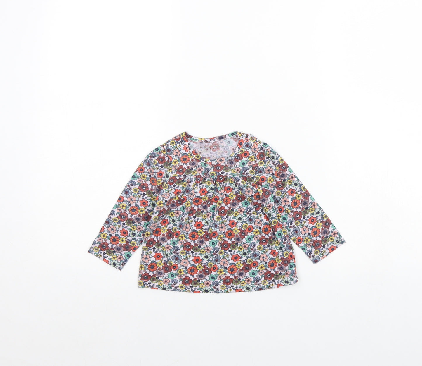Nutmeg Baby Multicoloured Floral  Basic Blouse Size 9-12 Months