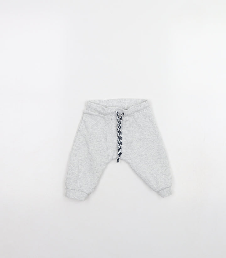 F&F Baby Grey   Jogger Trousers Size 6-9 Months