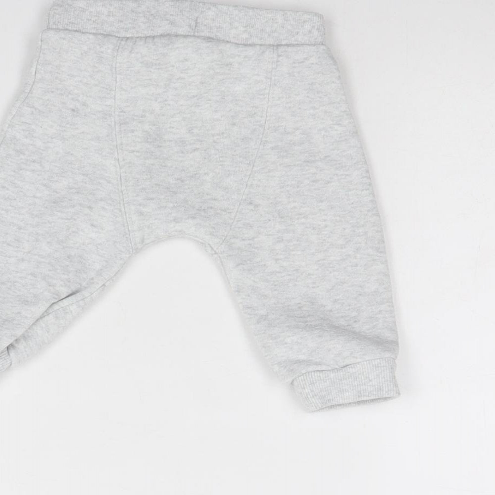 F&F Baby Grey   Jogger Trousers Size 6-9 Months