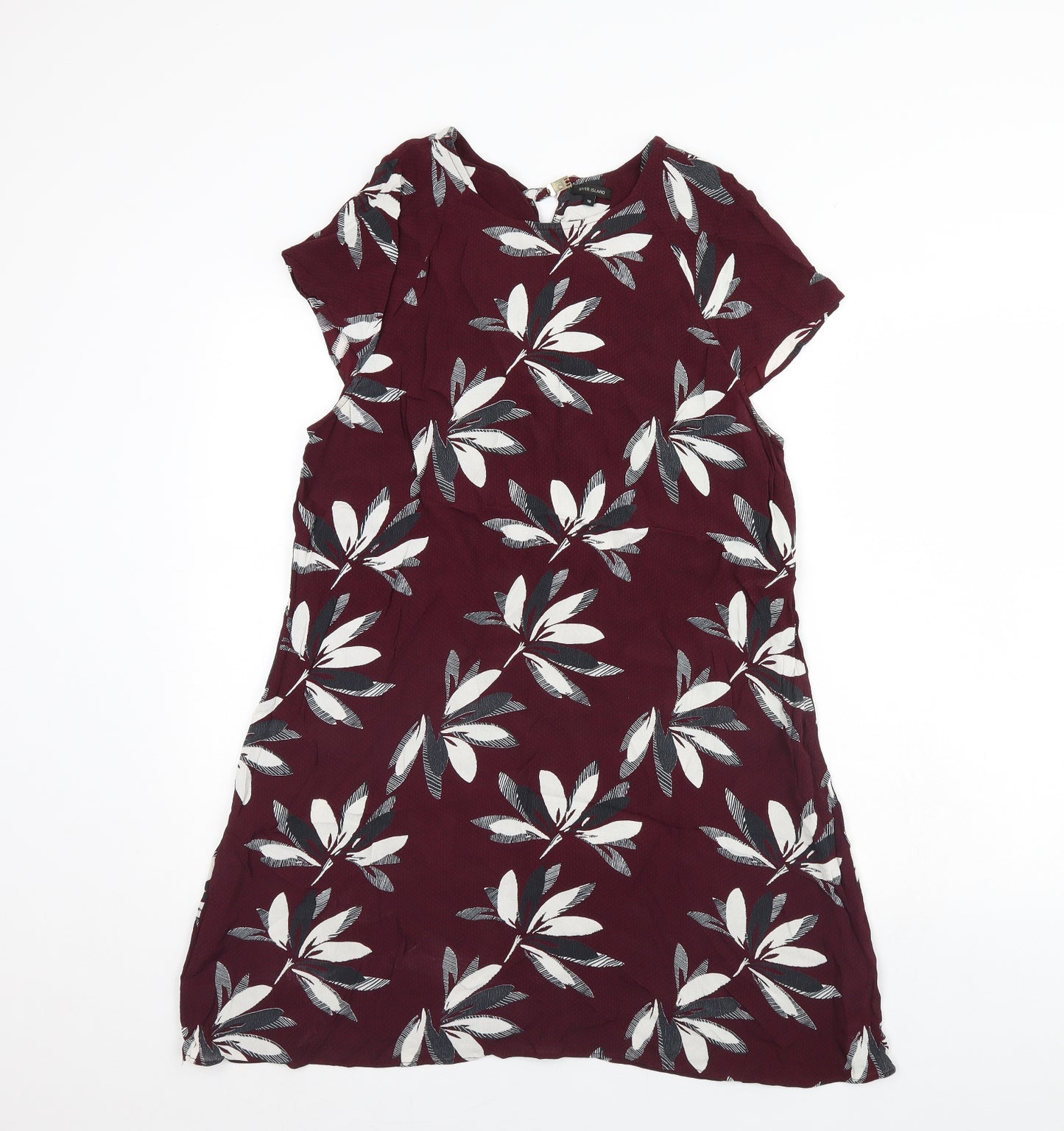 River Island Womens Purple Floral  Fit & Flare  Size 18