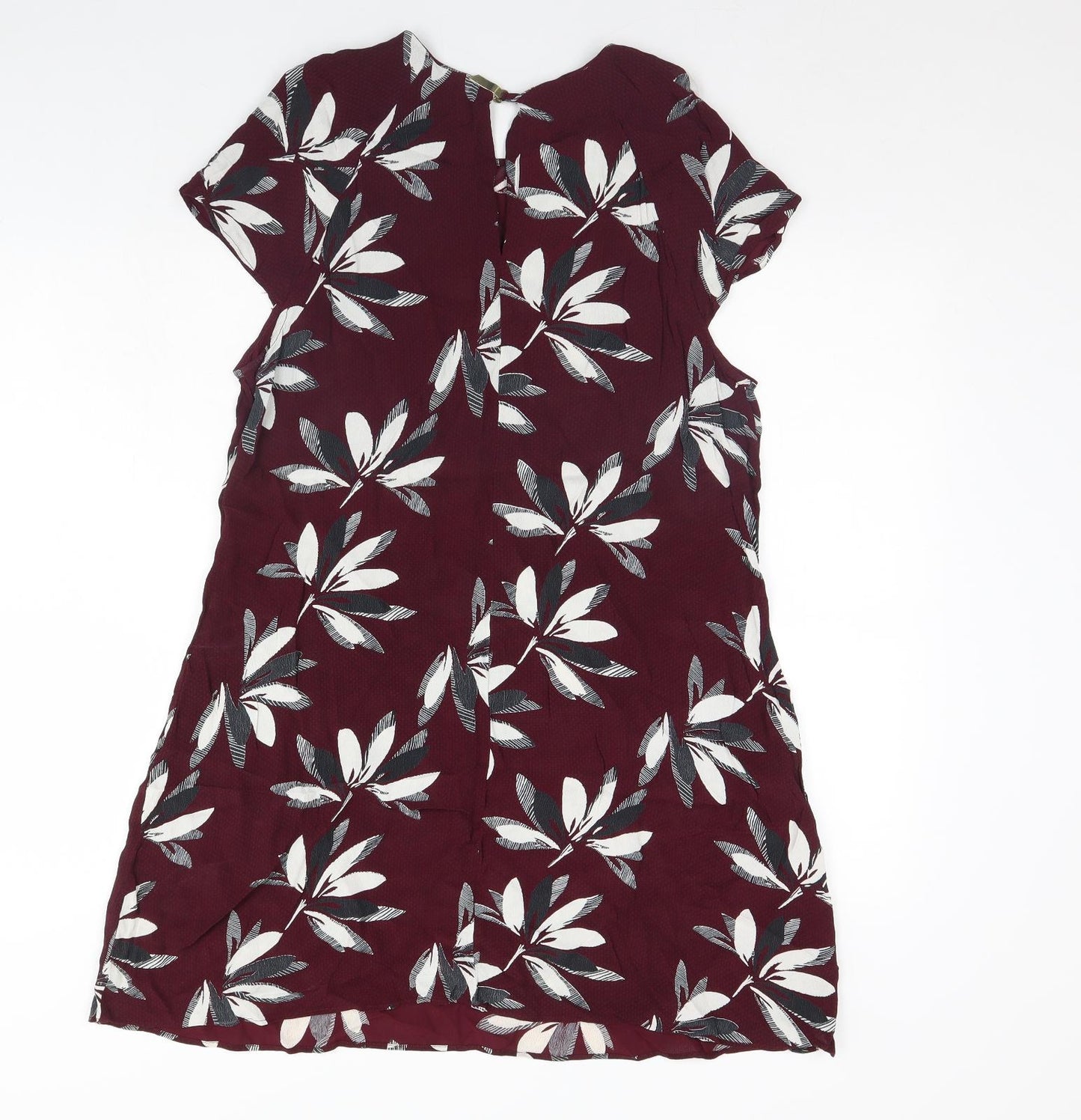 River Island Womens Purple Floral  Fit & Flare  Size 18